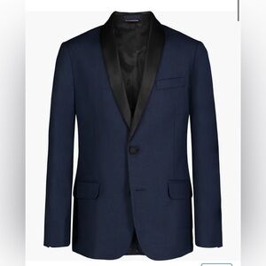 Tommy Hilfiger Kids' Stretch Sharkskin Shawl Collar Sport Coat